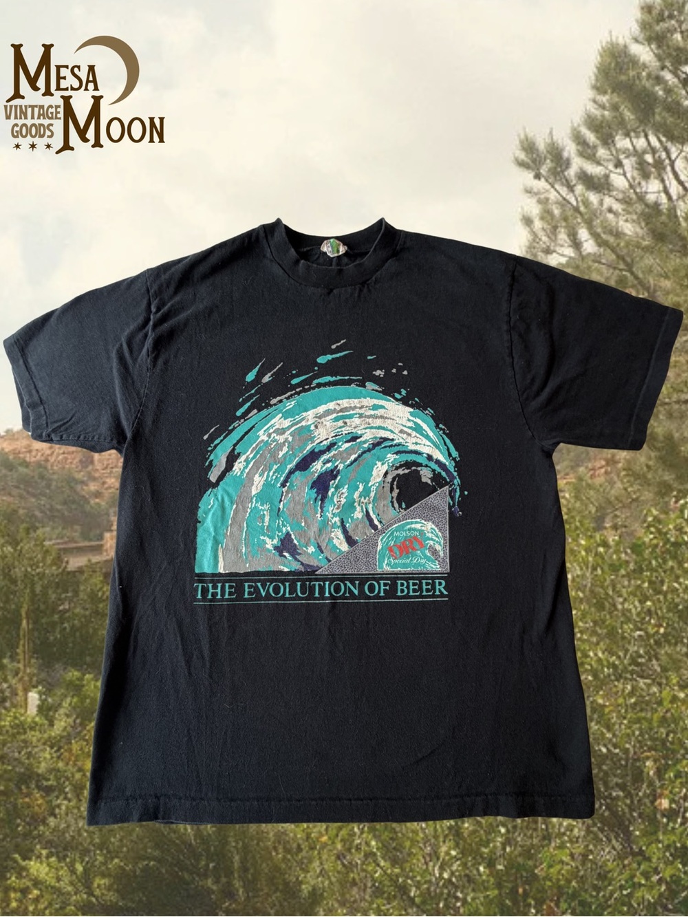 Vintage Molson 'The Evolution of Beer' Graphic Tee